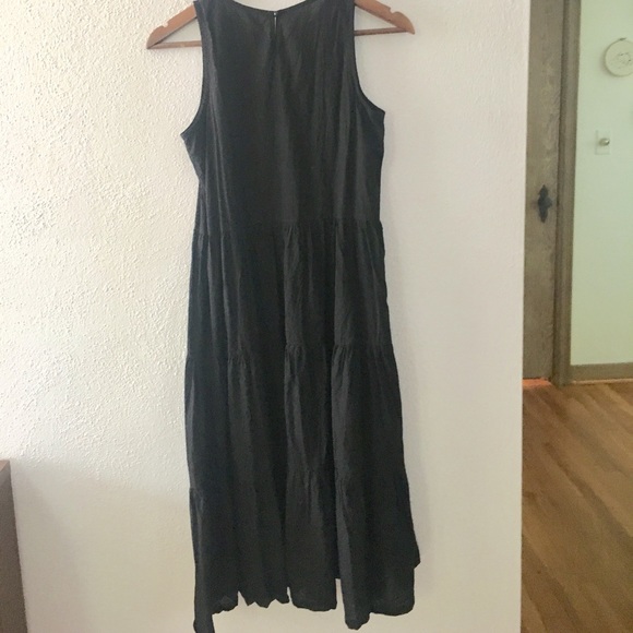 Black tiered summer dress - Picture 2 of 4